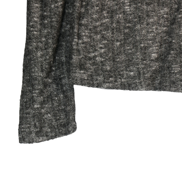 NEW Maurices Sweater Womens Small Gray Off Shoulder Soft Girl Boho Casual Cozy - Picture 5 of 9